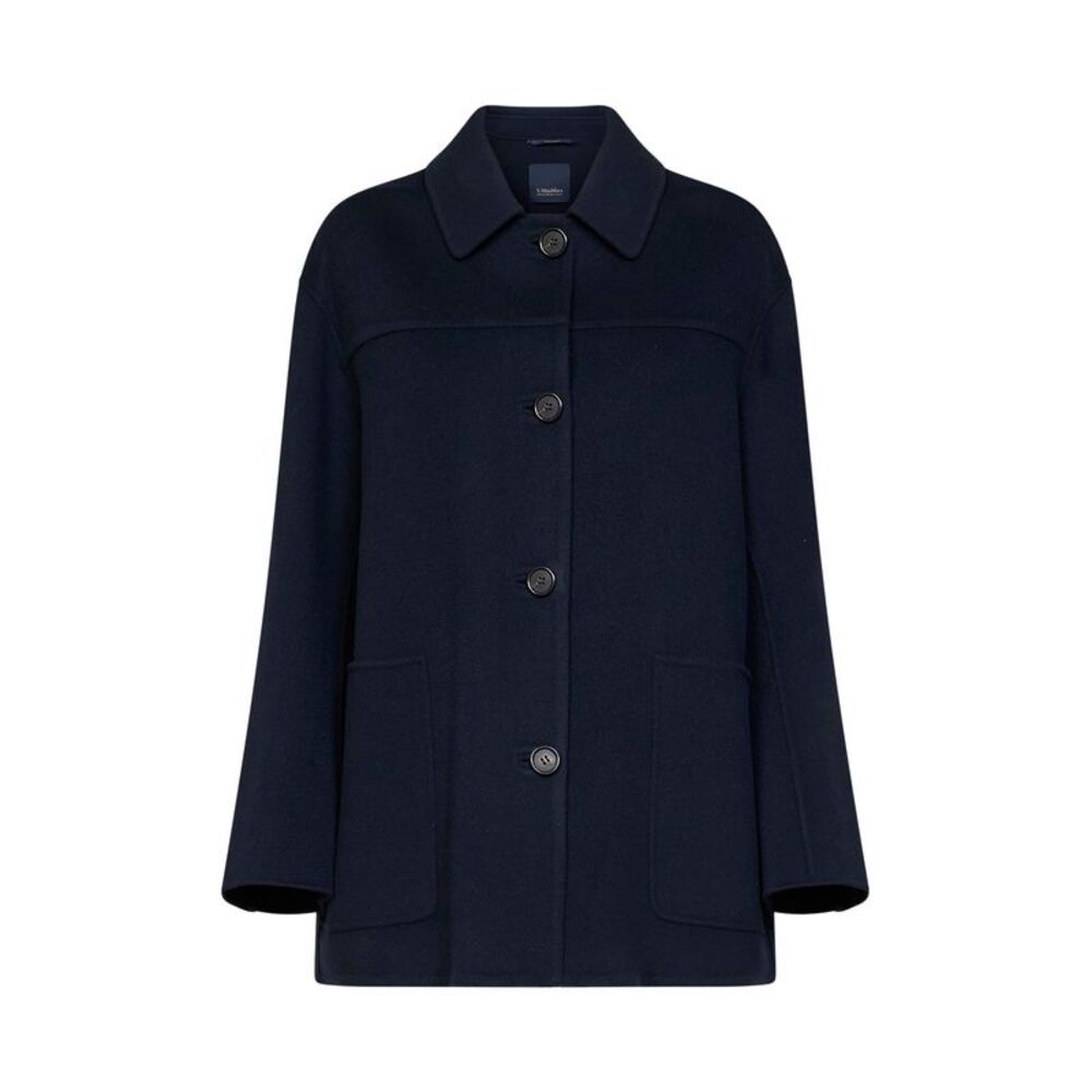 Max Mara S Women Blue Smmgiugno Short Coat